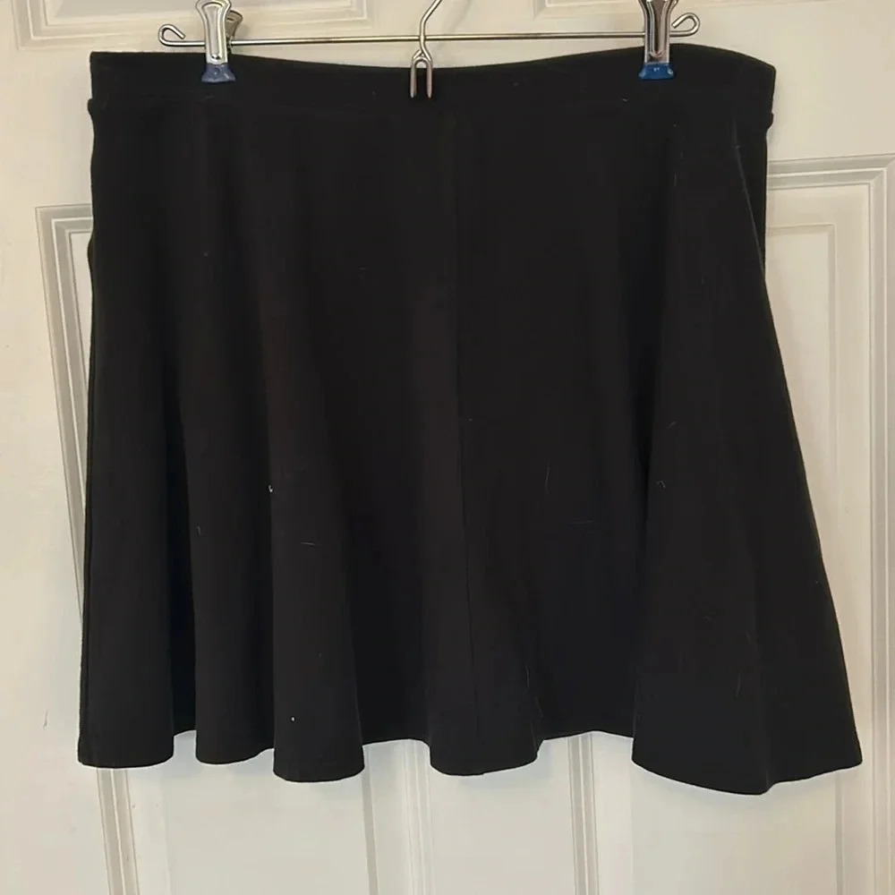 No boundaries black aline skirt size XL 15-17 cotton blend mini beach pool NWT